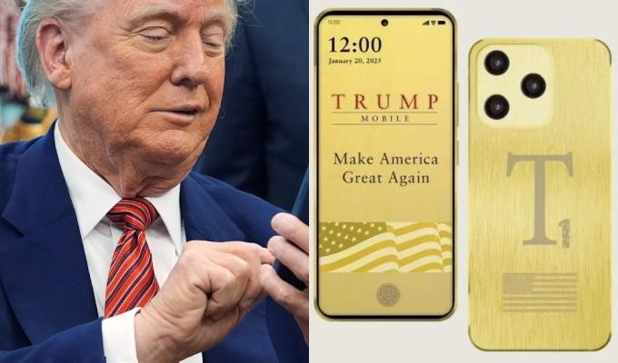 Así es el celular inteligente de Trump: costará 499 dólares y "promete" ser fabricado en EE.UU.